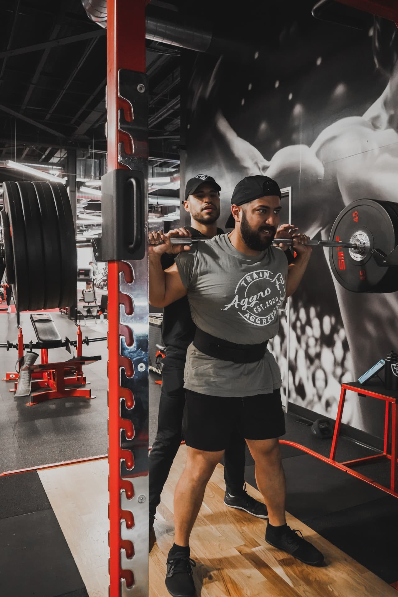 Coaching shoulder press